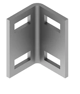 Stainless Steel Angle 50x50x80 mm AISI 316L