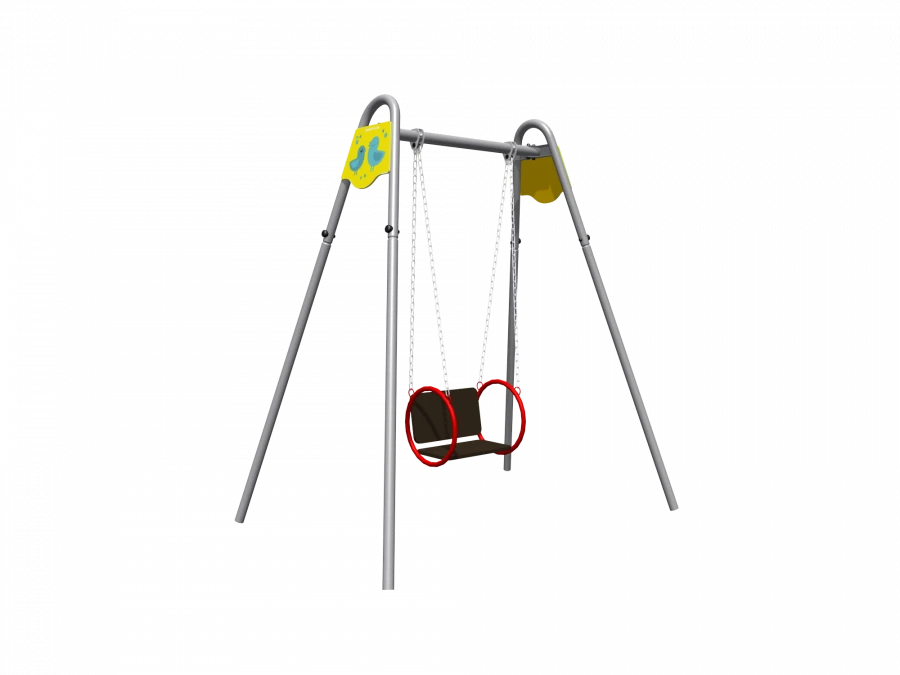 Single Swing for Parks and Playgrounds Romana 108.10.01