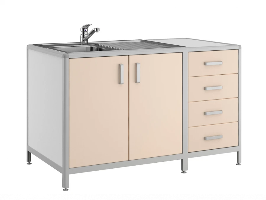 Elite Series Laboratory Table with Sink: SLM.02.03
