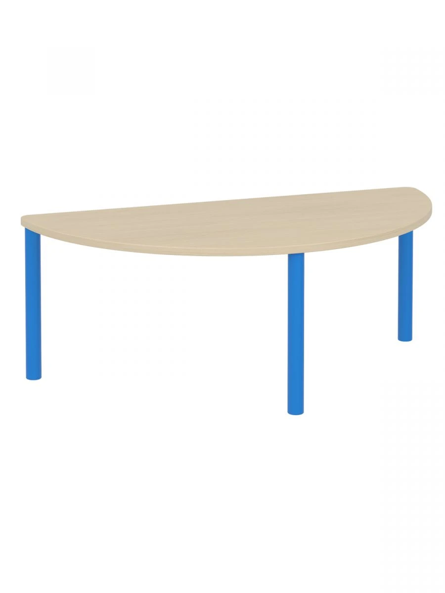 Children's semi-circular table 520 / blue