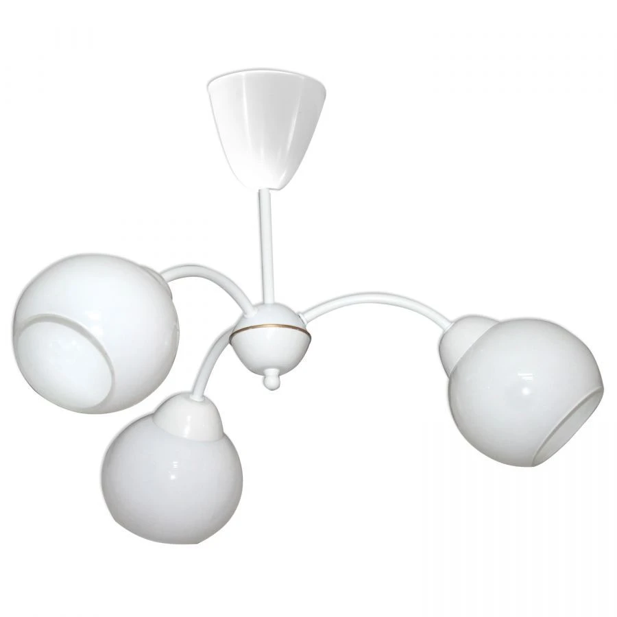 Modern Ceiling Light Fixture "Lera" 137 White, Model 8248