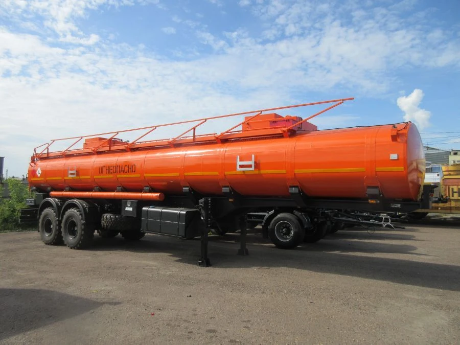 SAV 93182X Semi-Trailer with Leaf Suspension for Transporting Liquids