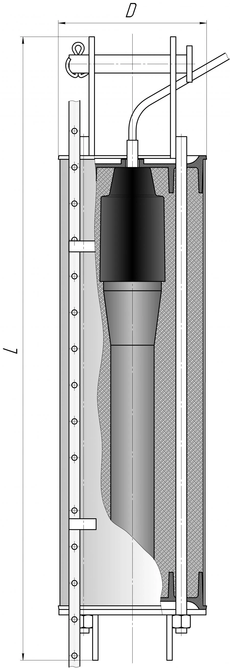 Complete Deep Grounding Electrode ELJK-KG