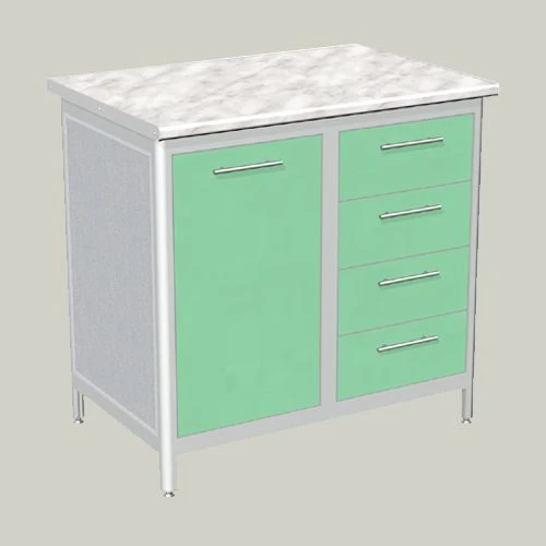 One-Door Cabinet with Four Drawers Model LTL-5