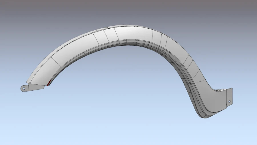 Left Front Fender Arch for 3302-8403027-20