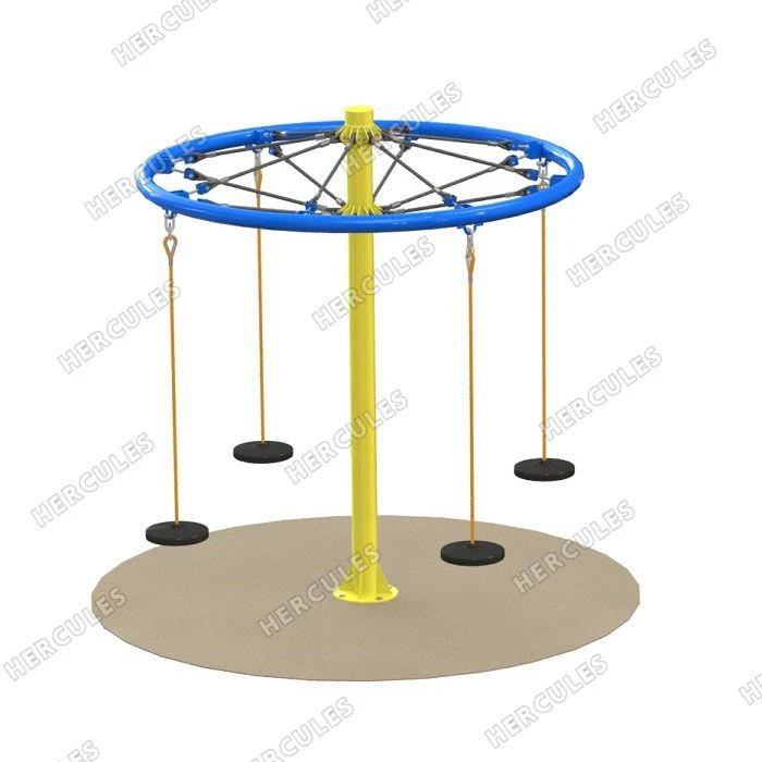 Suspended Carousel for Entertainment and Play