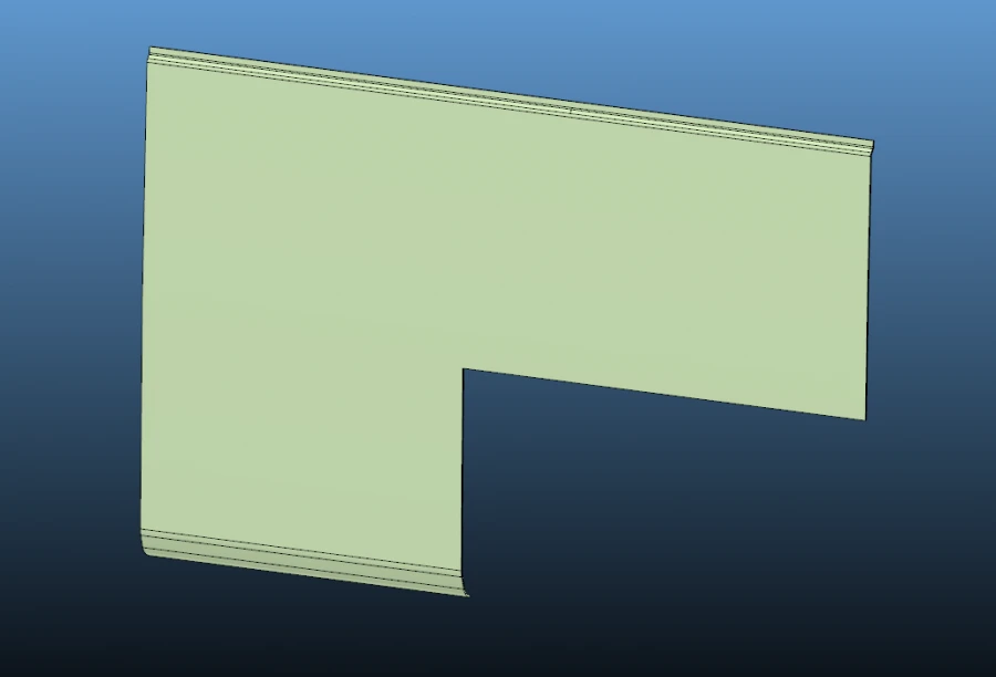 Medium Rear Panel for Vehicles - 6299-401-5402503/LG