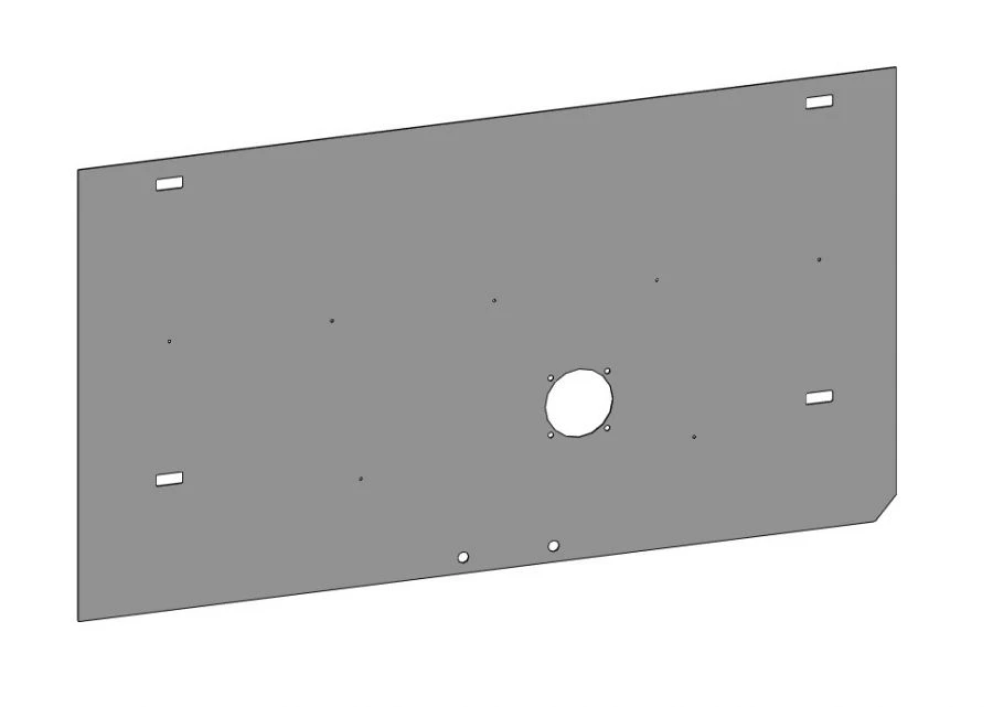 لوحة من الألياف الزجاجية البوليستر لتغليف المركبات 5299-11-5502024