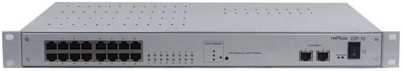 VoIP Gateway for Connecting Telephone Channels - GIP-16