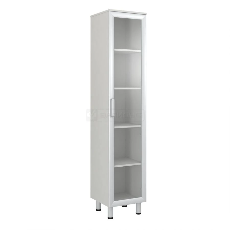 Single-Door Cabinet with 4 Shelves SM-2ST