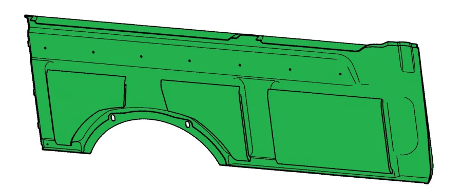 Right Rear Side Interior Trim A65R52-5402082