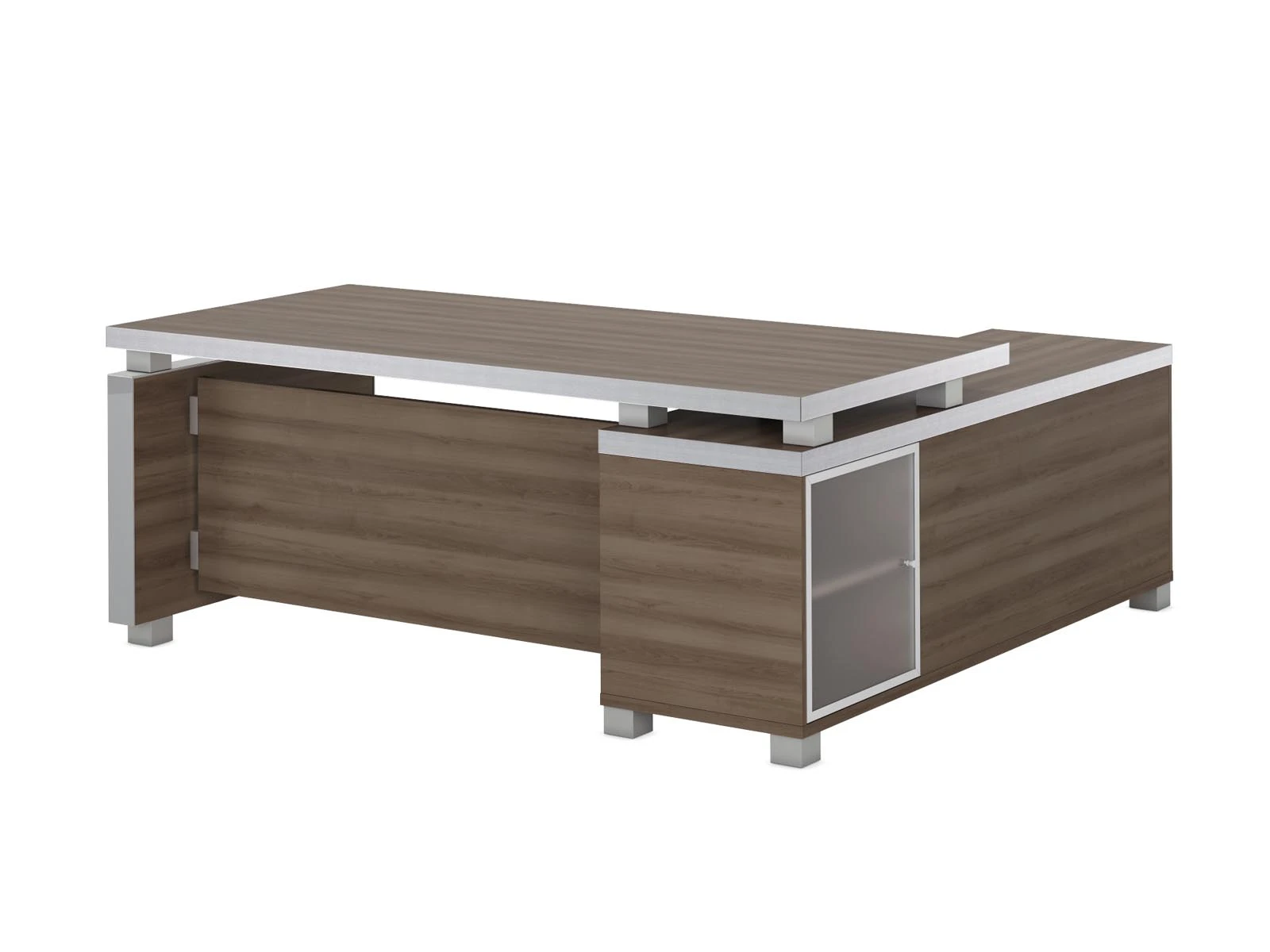 Executive Desk 2200 with Attached Cabinet, Art. EDV204