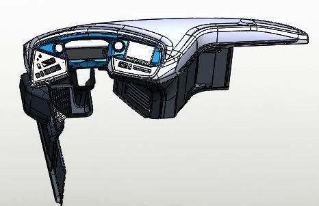 Electric Bus Dashboard Panel MGТ 5299-401-5315000-10