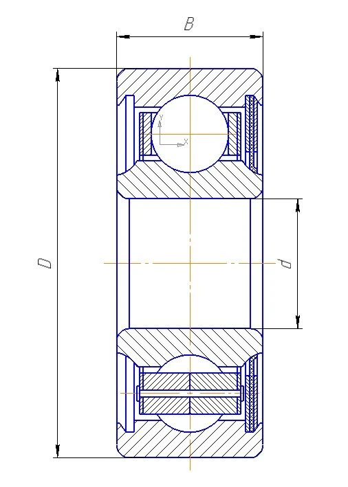 محمل دوار 76-160506E2T2-ETU 100/3