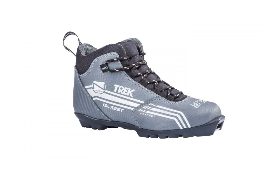 أحذية تزلج TREK Quest6 المعدنية (شعار فضي) مقاس S