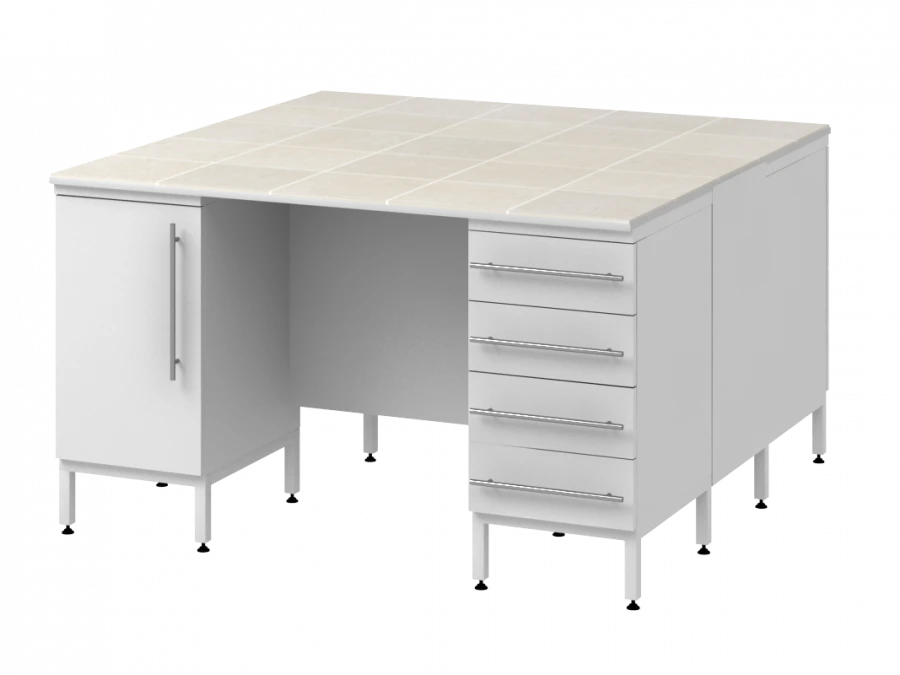 High Island Table with Support Columns 1500 СОТКп