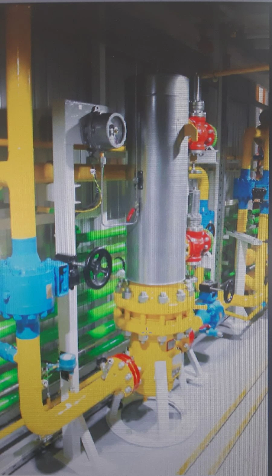 مبادل حراري غاز-سائل GPM-TG لتسخين الغاز الطبيعي