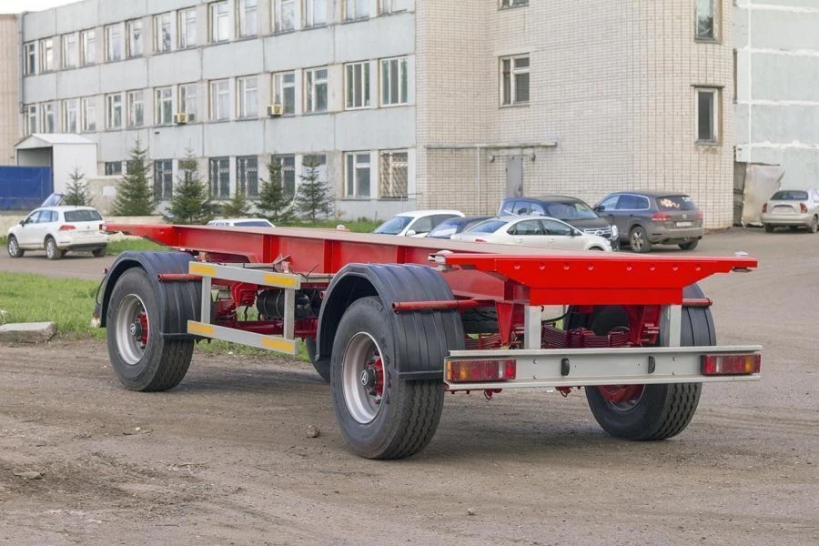 Two-Axle Cargo Trailer for Container Transport 4589P1