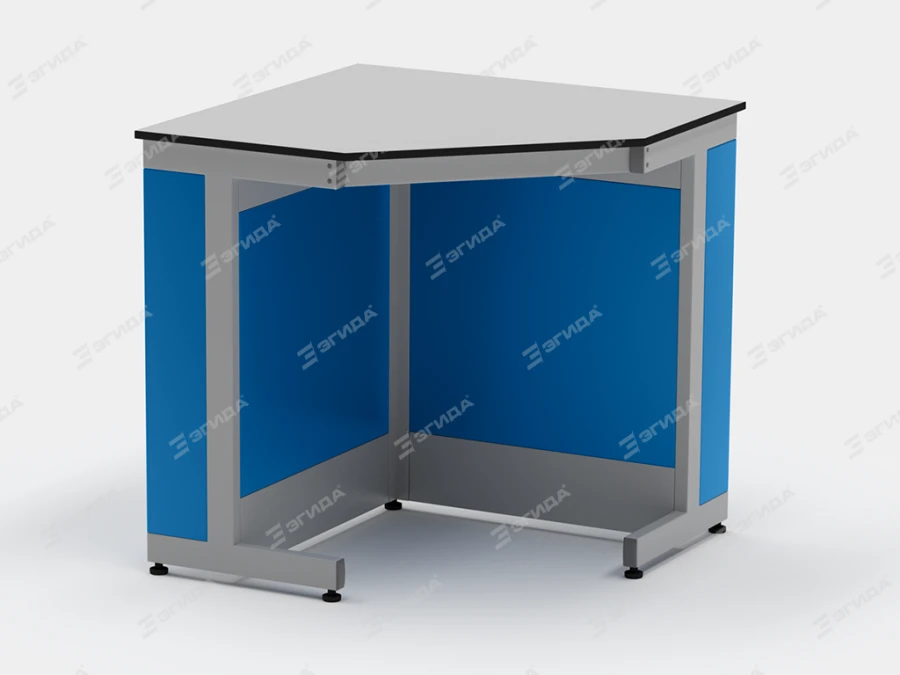 طاولة مختبرية من سلسلة Pro (زاوية)