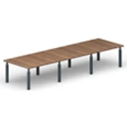 Conference Table with Metal Legs