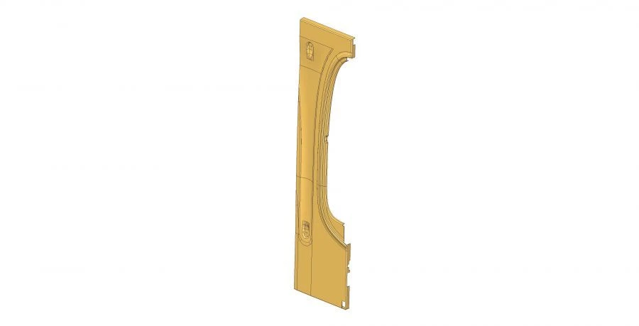 Outer Rear Partition Panel for Driver's Compartment - 529220-7802342-60
