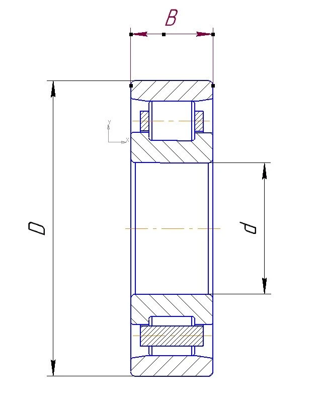Rolling Bearing 5-272822Р2У-ЕТУ 100/1