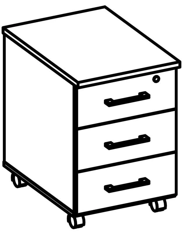 Pedestal unit 9651 SH Brooklyn Series