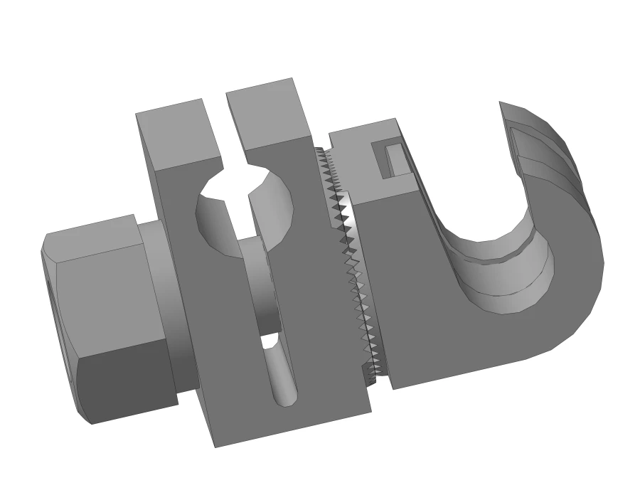 Small Open Clamp 4/4, Article 390.082