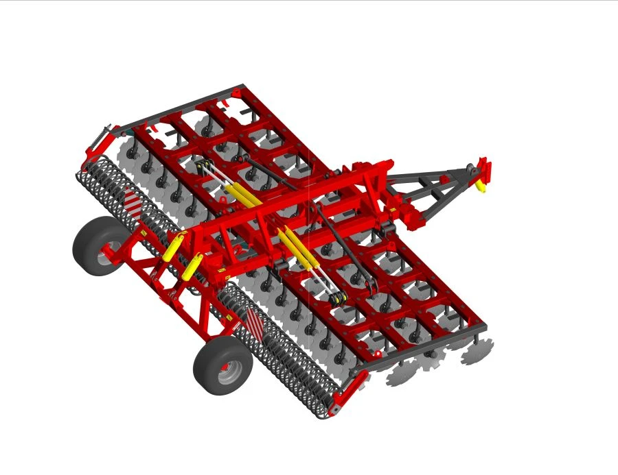 Disc Harrow BD-6x4PG with Chain Roller