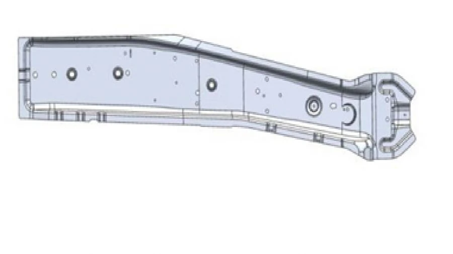 دعامة خلفية يسار للسيارات A9606415610