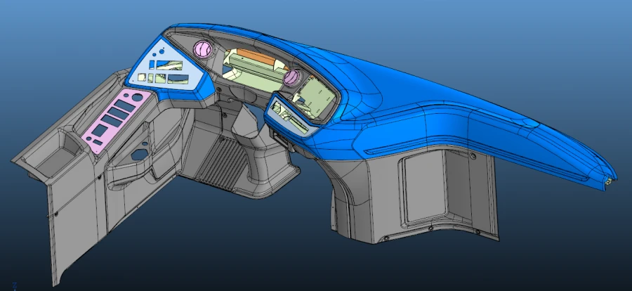 Complete Instrument Panel SB 5299230-5315000-16