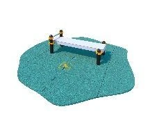 Horizontal Gymnastics Bench with Foot Fixation for Body Lifting Test - ATM-004