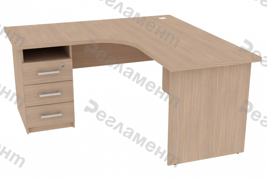 طاولة زاوية B1 900-2500x900-2500x650-950مم (عرض×عمق×ارتفاع)