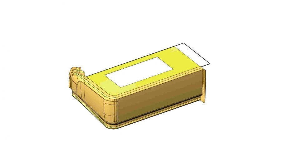 Front Left Podium Cladding Section B with Assembly Panel 621365-5107095-79 SB