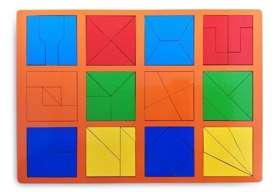 Collect the Square Educational Game, Level 2 Difficulty - Standard