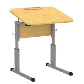 Adjustable Single Student Desk for Educational Institutions, Model SU-ORN2-4