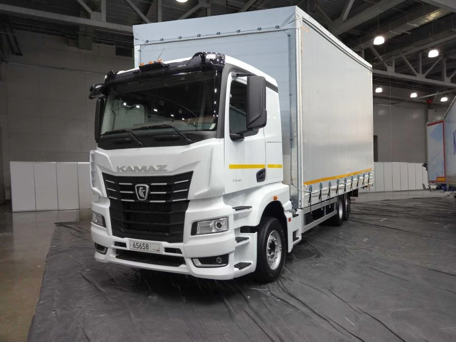 High-Side Cargo Platform Truck 4388B2 on KAMAZ Chassis, Model 65658