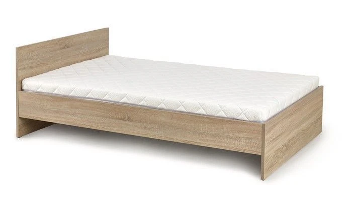 Wooden Bed for Bedroom - Durable Laminated Chipboard