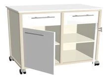 خزانة متنقلة KSTTm 0-03ABS بإطار من الألمنيوم