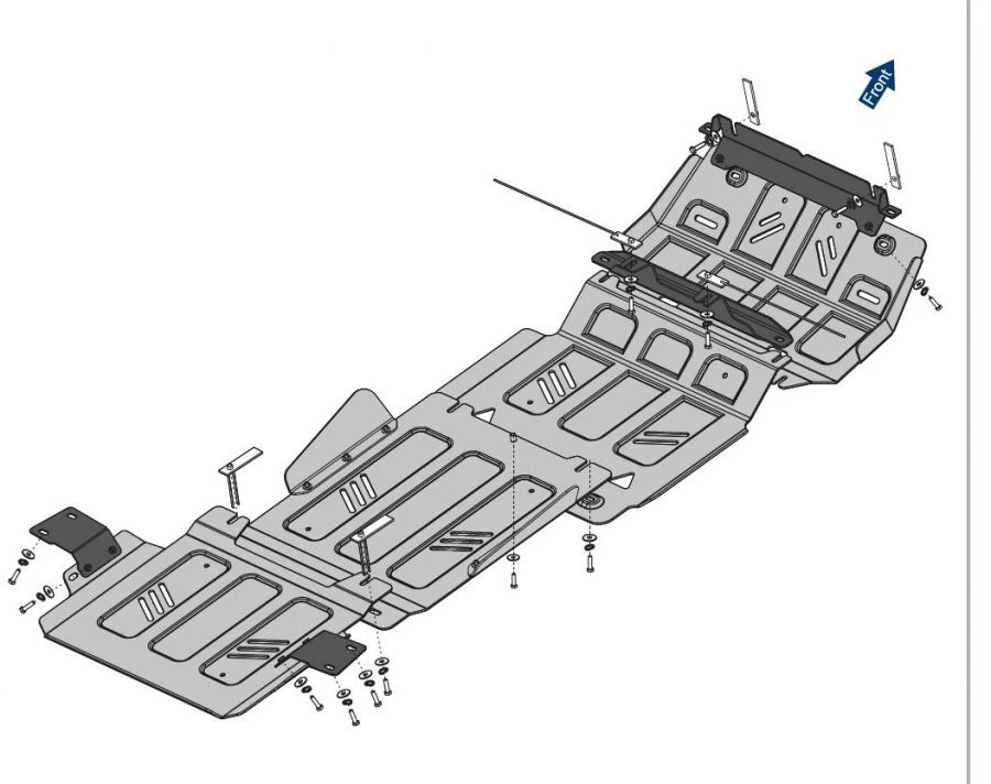 Metal Protection Kit for Mitsubishi L200