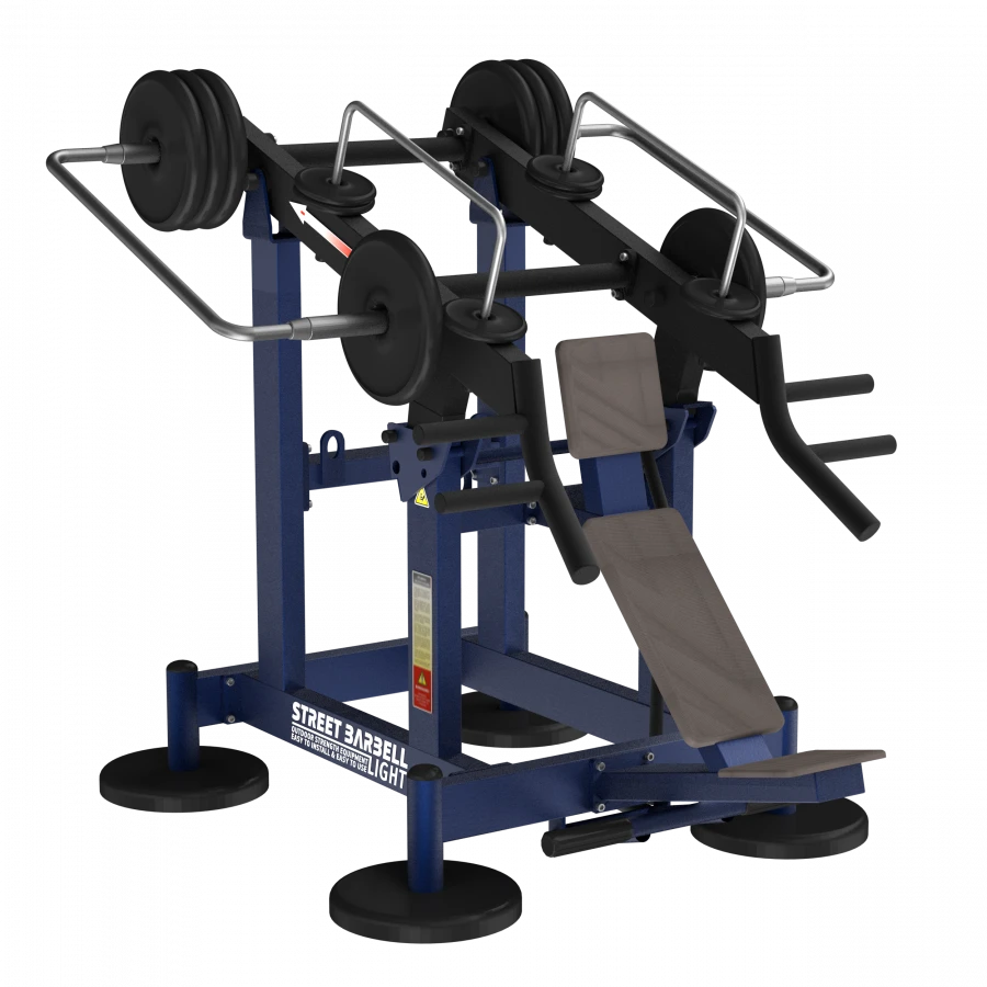 Outdoor Trainer for Seated Incline Press MB 7.75