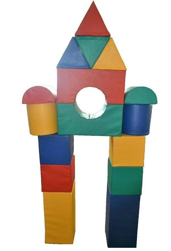 Soft Modular Set for Preschool Play (16 Pieces) NM73