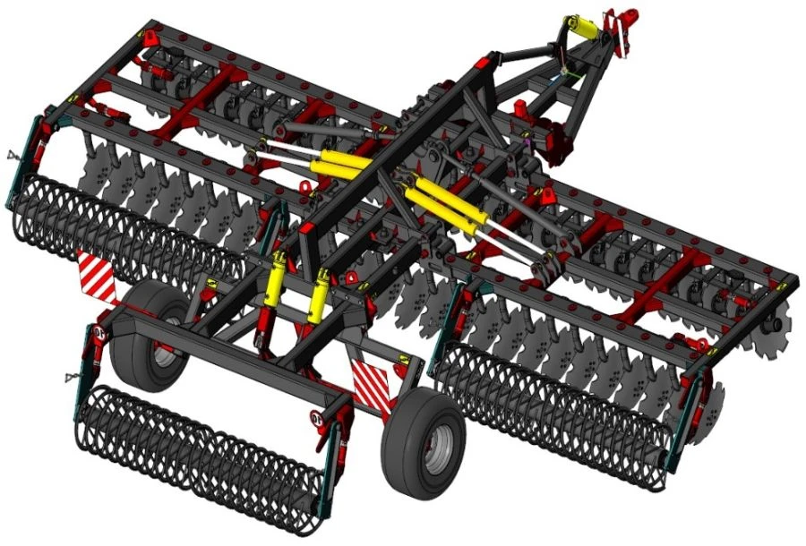 محراث قرصي BD-5x2PG لتحضير التربة