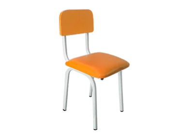 Children's Fixed Chair with Curved Metal Frame - MD 01.02.06.02