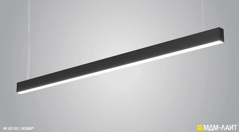 INI LED 60 LN Linear LED Light Fixture, Model BIN60LN0402