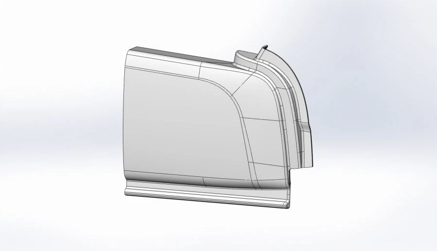 Rear Left Podium Cladding for Vehicles 529265-5107059-79