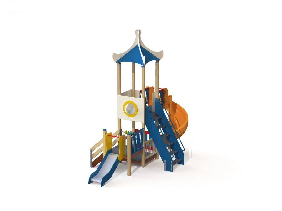 Children's Play Complex DIC 9.028 - 700mm Height, 1800mm Width