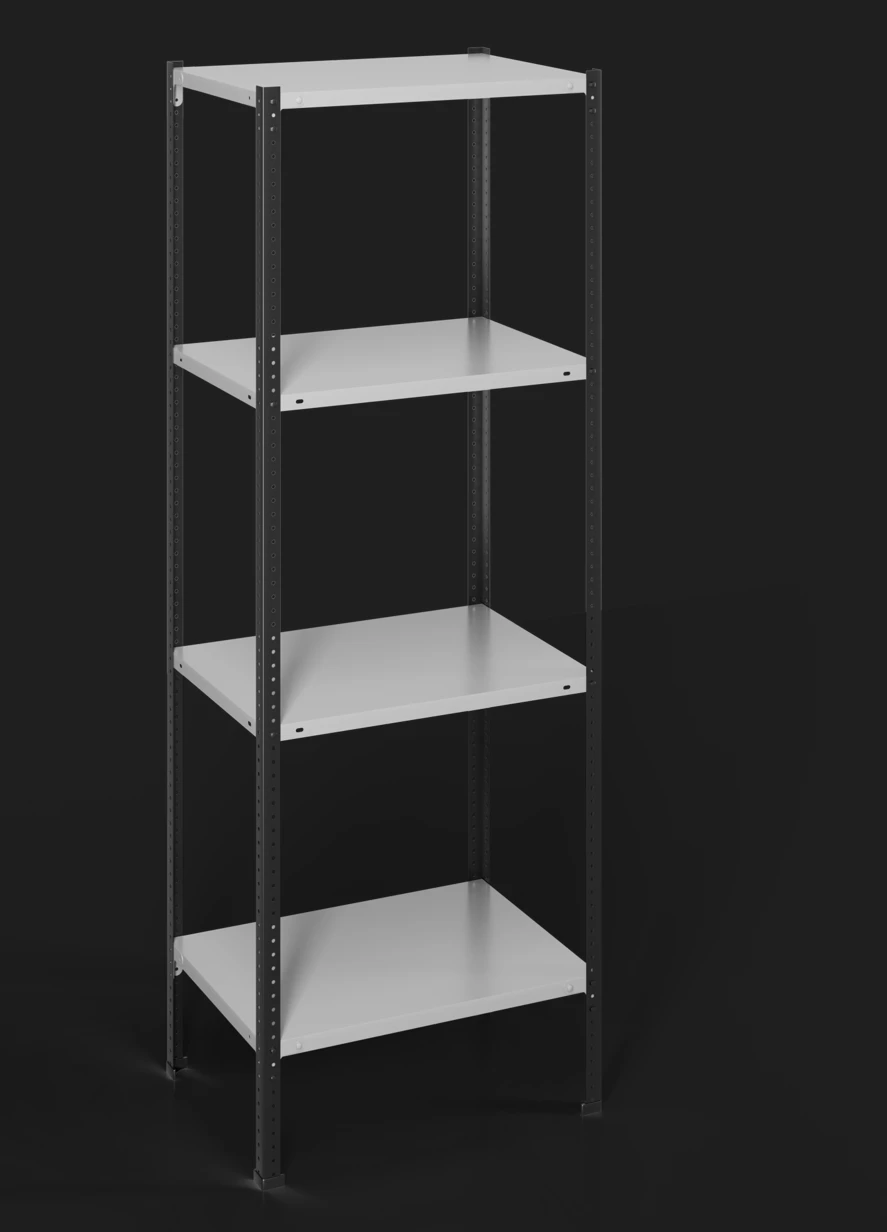 رفوف مضادة للكهرباء الساكنة Space (SPC) لتخزين المكونات الإلكترونية