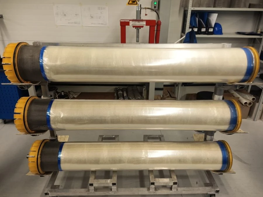 Half-Fiber Membrane Element PVMÉ for Gas Separation