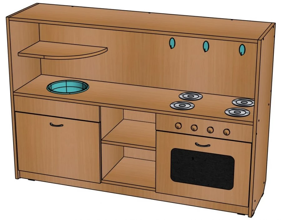 مجموعة مطبخ تعليمية للأطفال - نموذج NIM21